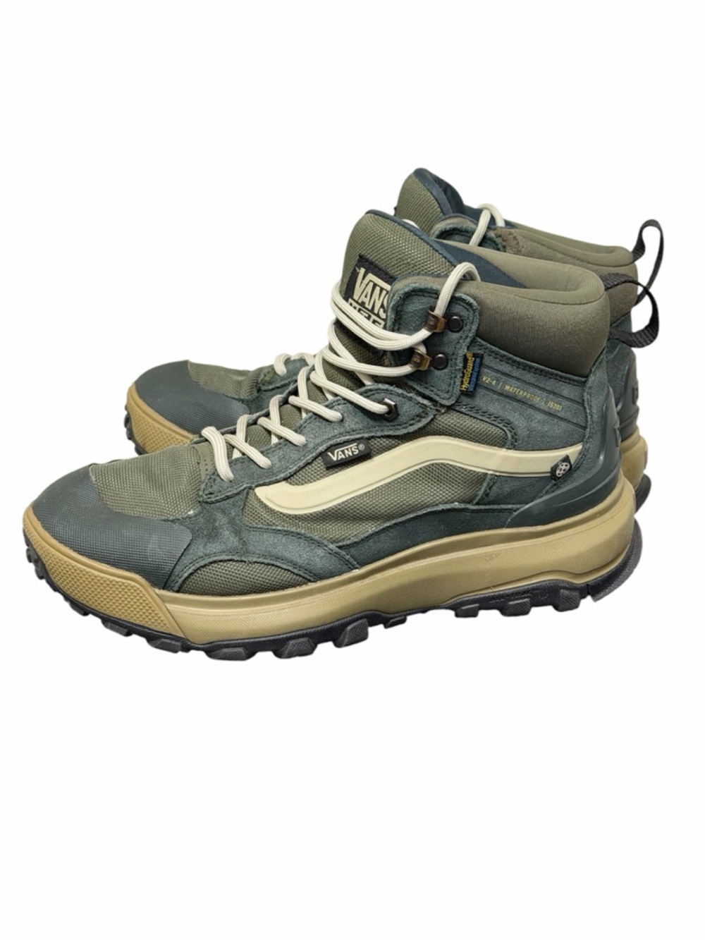 Vans Men's Green/Khaki High-Top Trail Sneakers
